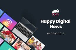 copertina articolo delle digital news, anteprima della immagini su sfondo nero con grafica di un portatile