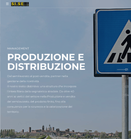 schermata della Homepage del nuovo sito di SI.SE