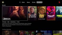 anteprima dell'hompage di netflix